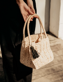 The Cheeky Boxy Bag -Natural