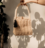 The Cheeky Boxy Bag -Natural