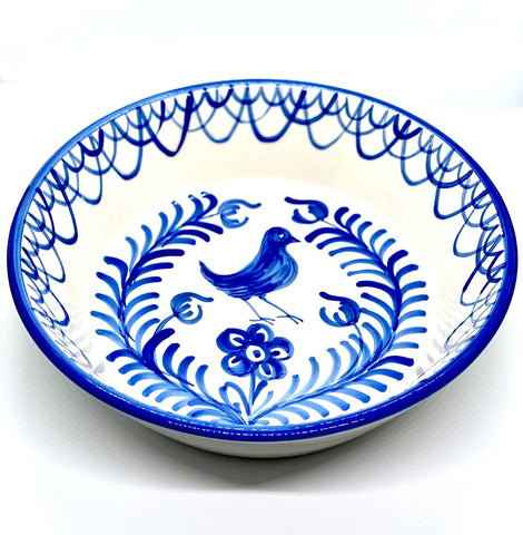 Little Bird Blue Serving Bowl (Large)