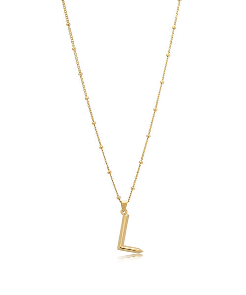 L Initial Necklace