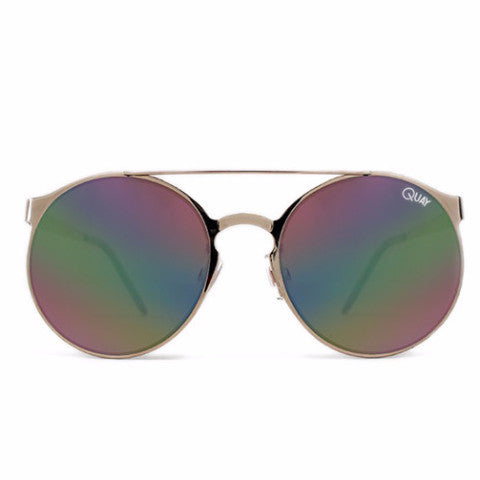 QUAY AUSTRALIA "Neverland" Gold Sunglasses