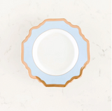 PEONY BLUE DESSERT PLATE