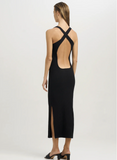 The Gibran Cross Back Midi Dress