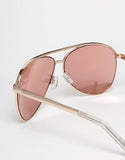 QUAY AUSTRALIA x SHAY "Vivienne" Gold Sunglasses