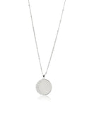 Moon Disc Gold Necklace